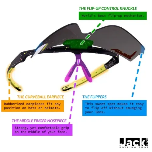 LUNETTES PIT VIPER THE 93'S DUSK FLIP OFFS