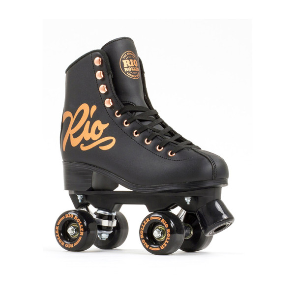 PATINS RIO ROLLERS ROSE BLACK