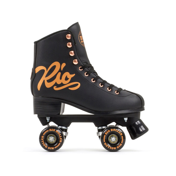 PATINS RIO ROLLERS ROSE BLACK