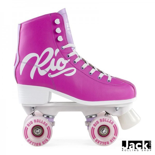 PATINS RIO ROLLERS SCRIPT PINK
