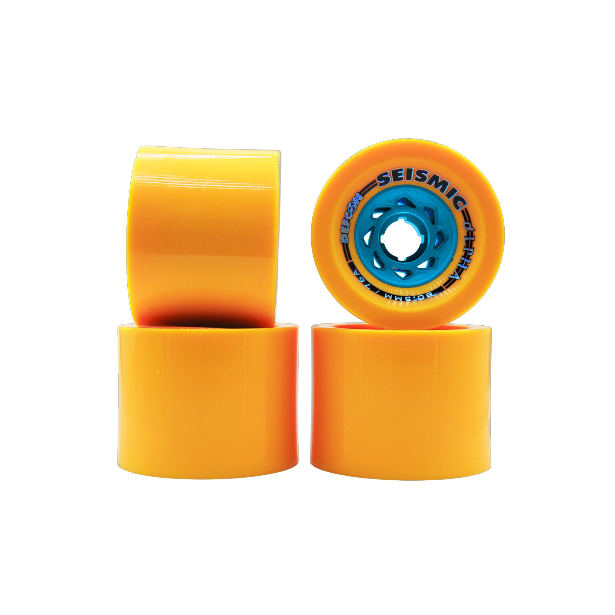 Roues Seismic Alpha 80.5mm (x4) | Roue Longboard | Jack'n Roll