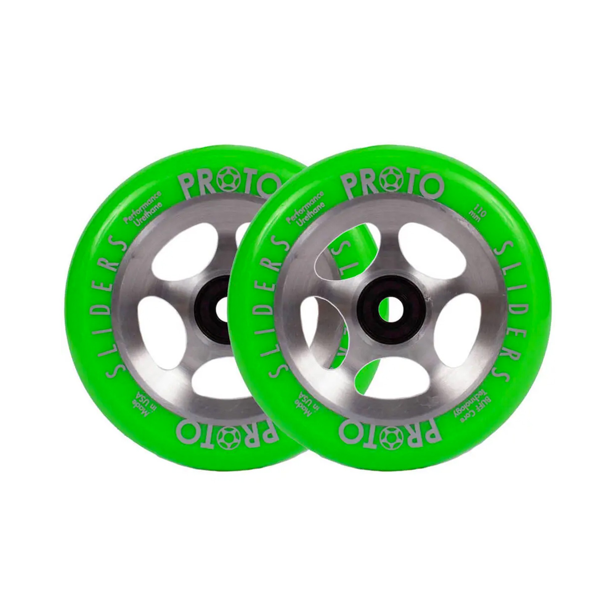 ROUES PROTO SLIDERS STARBRIGHT 110MM (X2)