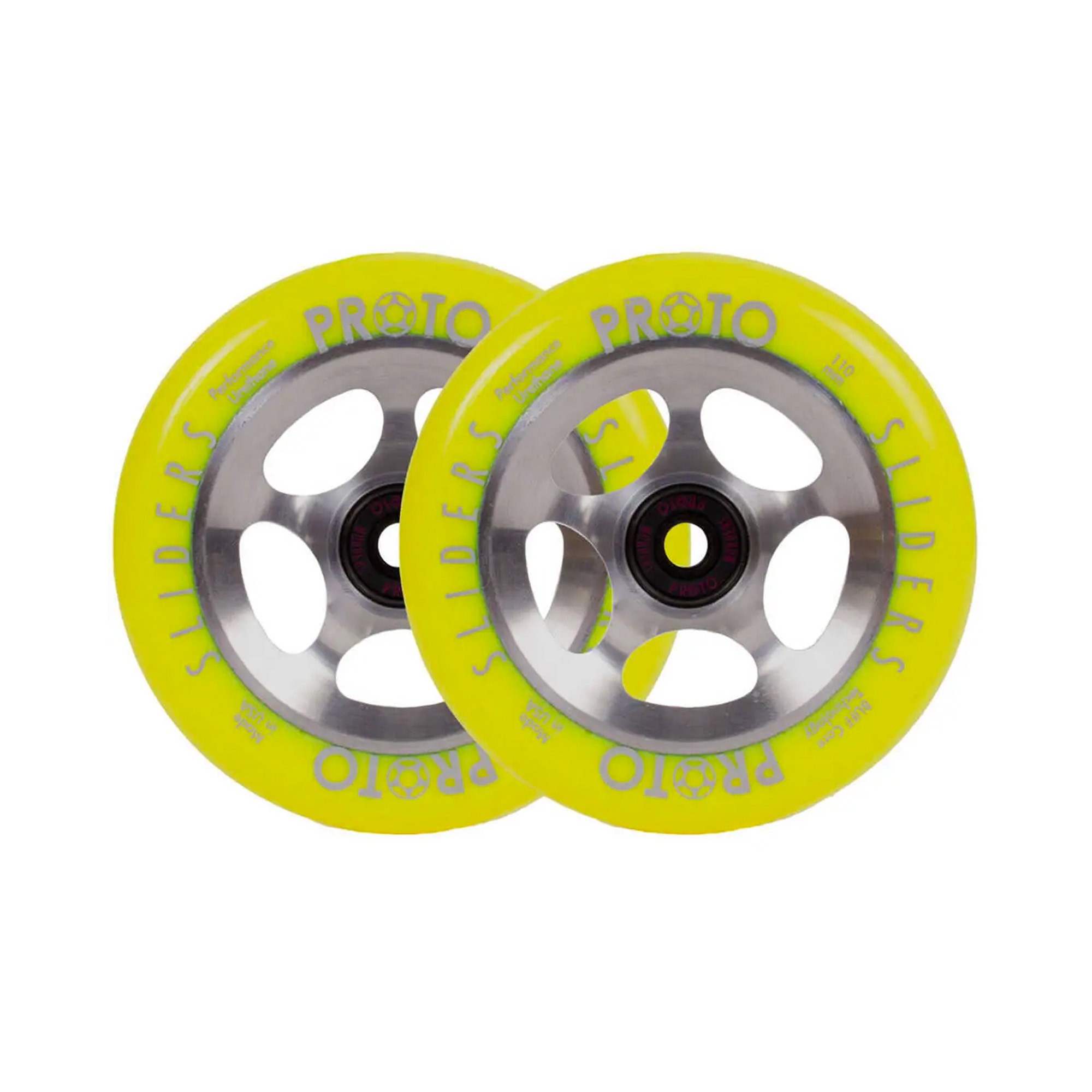 ROUES PROTO SLIDERS STARBRIGHT 110MM (X2)