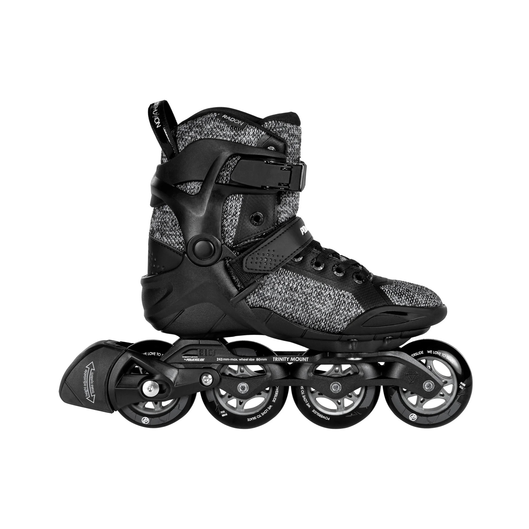 Rollers Powerslide Phuzion Radon 80 | Roller Fitness | Jack'nRoll