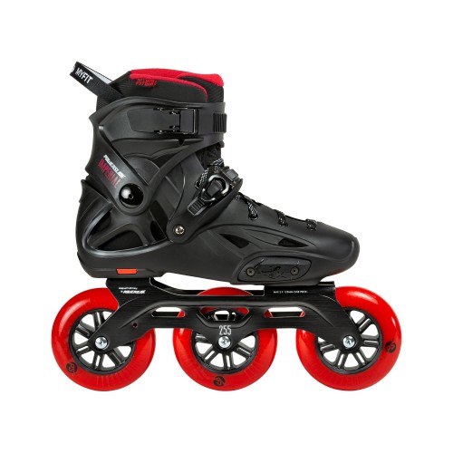 Rollers Powerslide Black Red 110 | Roller Freeskate | Jack'nRoll