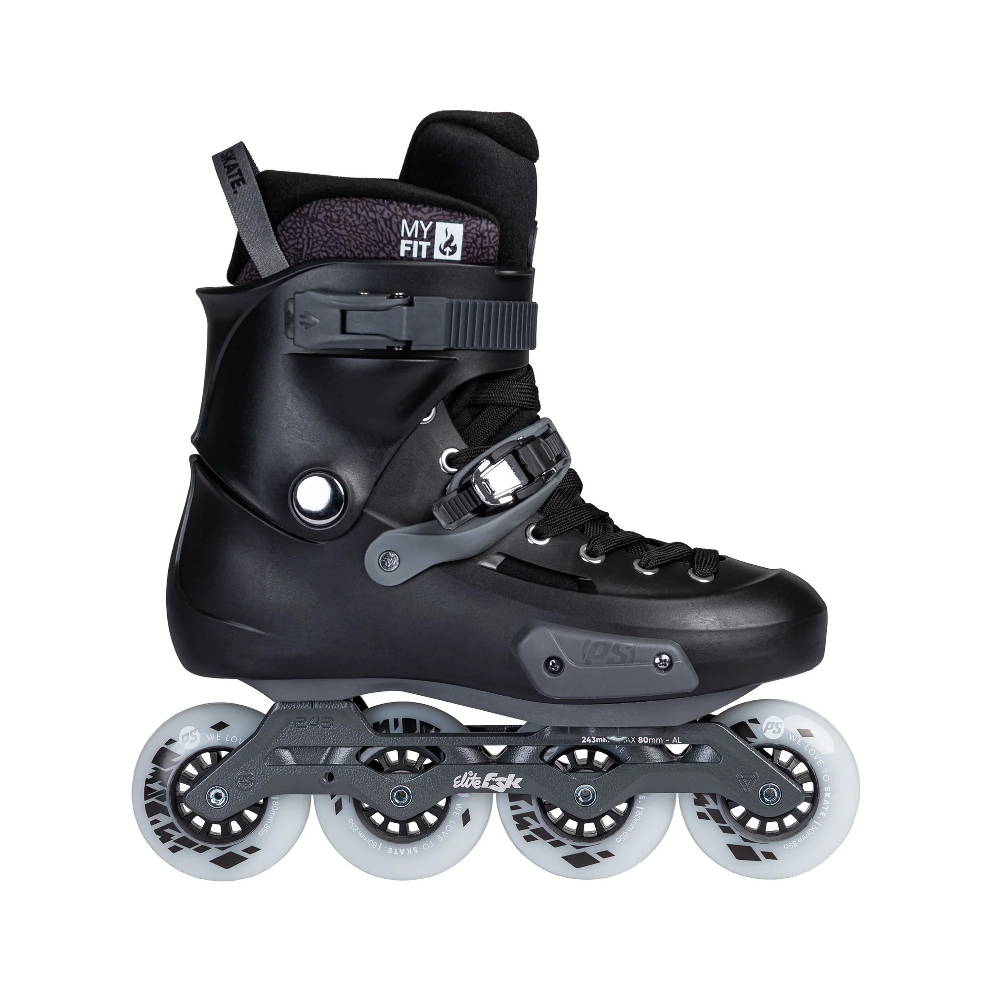 Rollers Freeskate Powerslide Zoom Pro 80 Black | Jack'nRoll