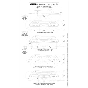 Platine IQON TR Decode Pro 110 | Roller en ligne Urban | Jack'nRoll