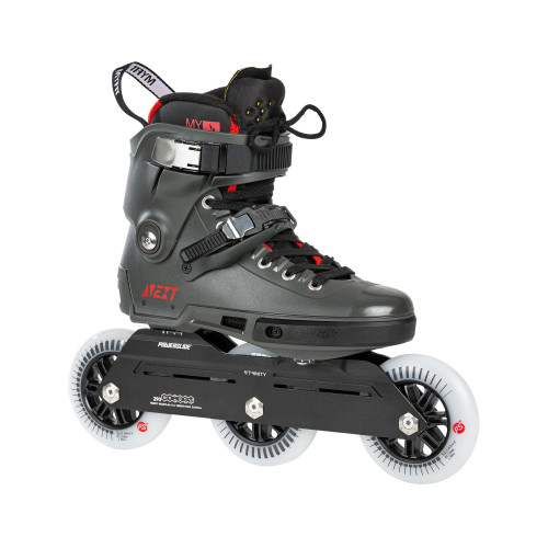 Rollers Powerslide Next Charcoal 110 | Roller Freeskate | Jack'nRoll