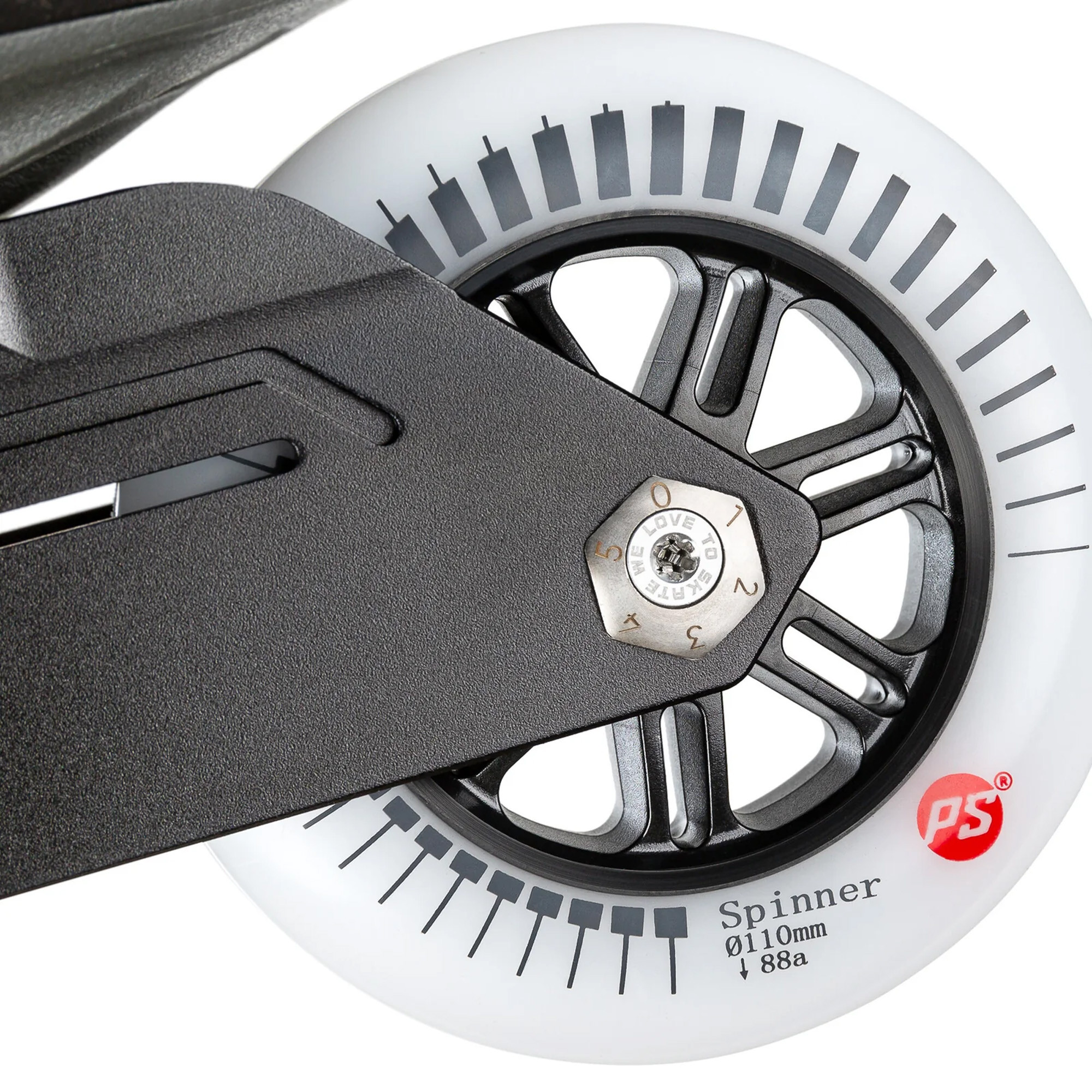 Rollers Powerslide Next Charcoal 110 | Roller Freeskate | Jack'nRoll