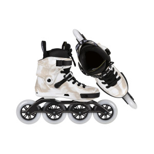 Rollers Freeskate Powerslide NEXT Marble White 110 | Jack'nRoll