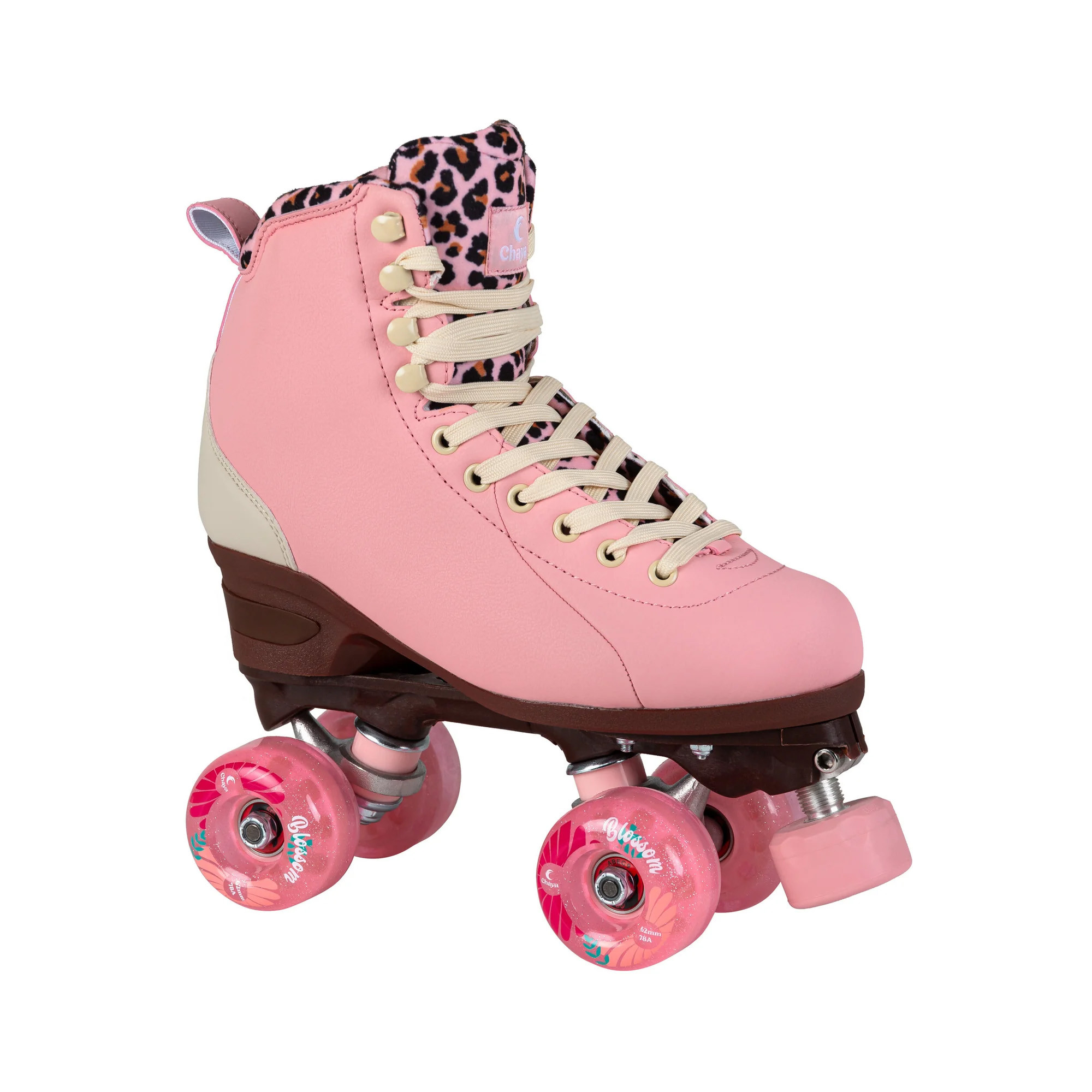 Patins Chaya Miyu Pink Leopard | Roller Quad Vegan | Jack'nRoll