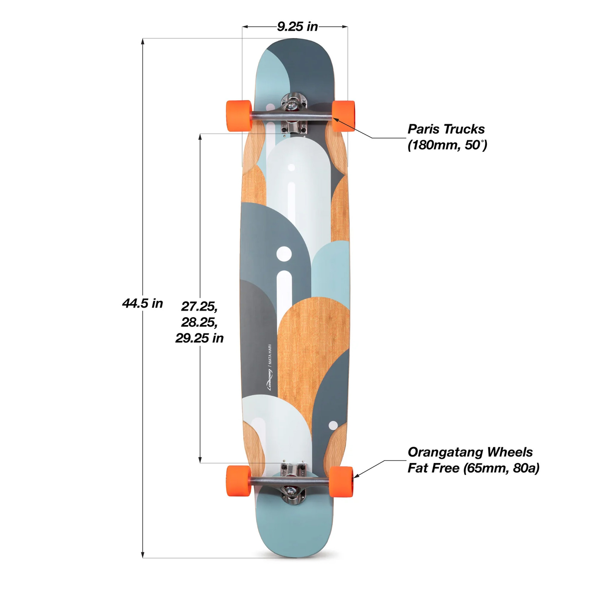 Longboard Dancing Loaded Mata Hari | Achat En Ligne | Jack'n Roll