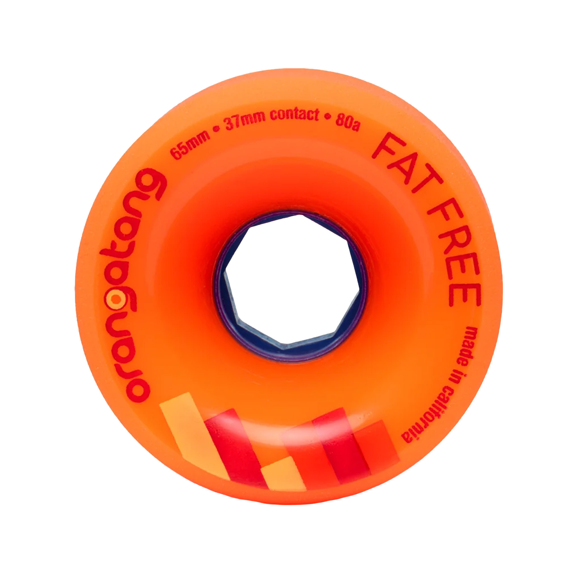 Roues Orangatang Fat Free (x4) | Roue Cruiser | Jack'n Roll