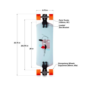Longboard Loaded Tangent | Skate Longue distance | Jack'nRoll