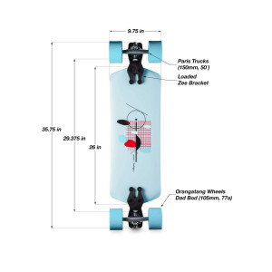 Longboard Loaded Tangent | Skate Longue distance | Jack'nRoll