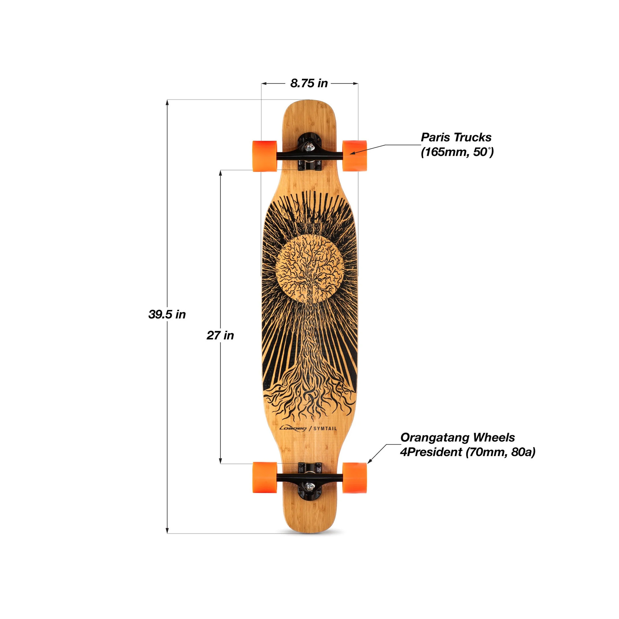 Longboard Loaded Symtail | Carving & Pumping |Jack'nRoll