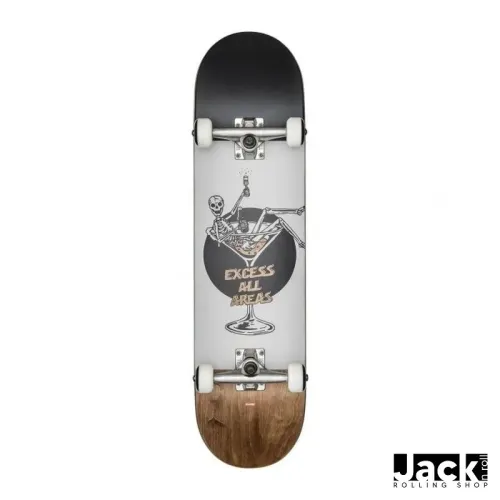 SKATEBOARD GLOBE G1 EXCESS - WHITE/BROWN