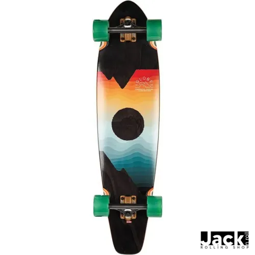 LONGBOARD GLOBE ARCADIA BLACK MAPLE/CHROMESET