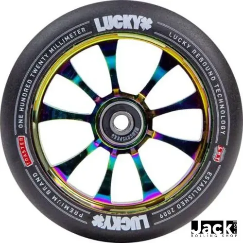 ROUE LUCKY TOASTER 120MM NEOCHROME