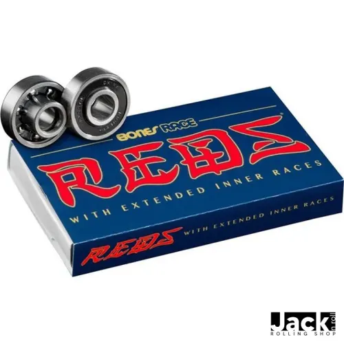 BONES ROULEMENTS (JEU DE 8) REDS RACE 608