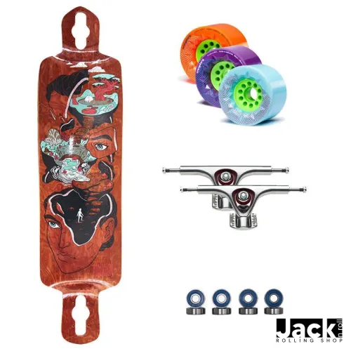 LONGBOARD PANTHEON QUEST FG PATH GRAPHIC ORANGATANG 36.5"