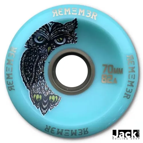 ROUES REMEMBER HOOT 70MM (X4) - Turquoise